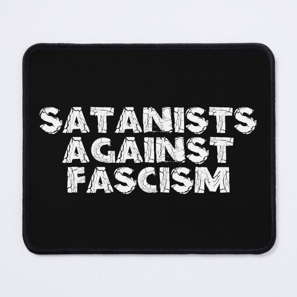 Item preview, Satanists Against Fascism designed and sold by Hellbilly Designs.