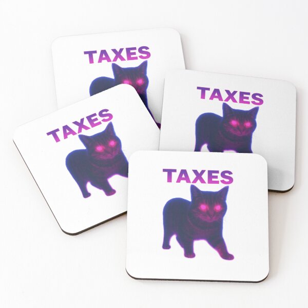 Item preview, Phonk Cat "Taxes" designed and sold by HootfishDesigns.