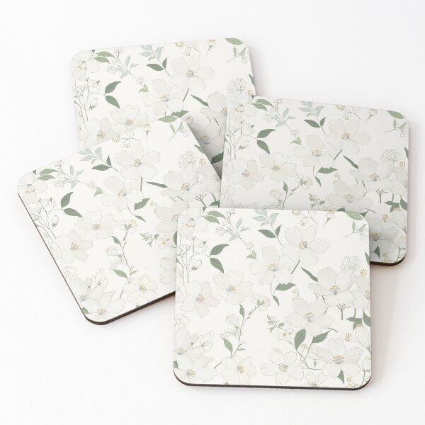 Item preview, White Flowers designed and sold by CoolPixels.