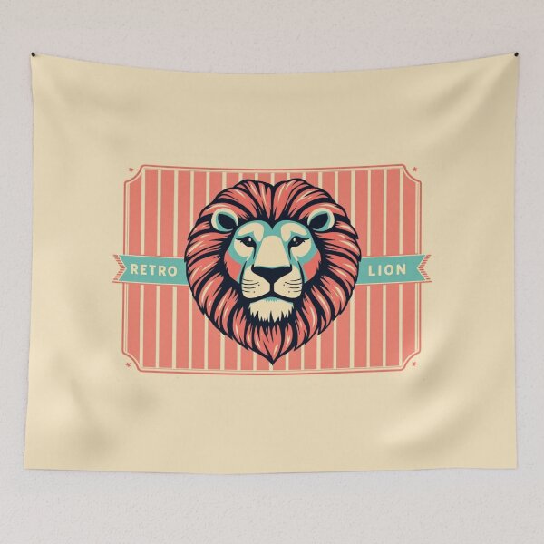 Item preview, Retro Lion Heart designed and sold by Meivelle.