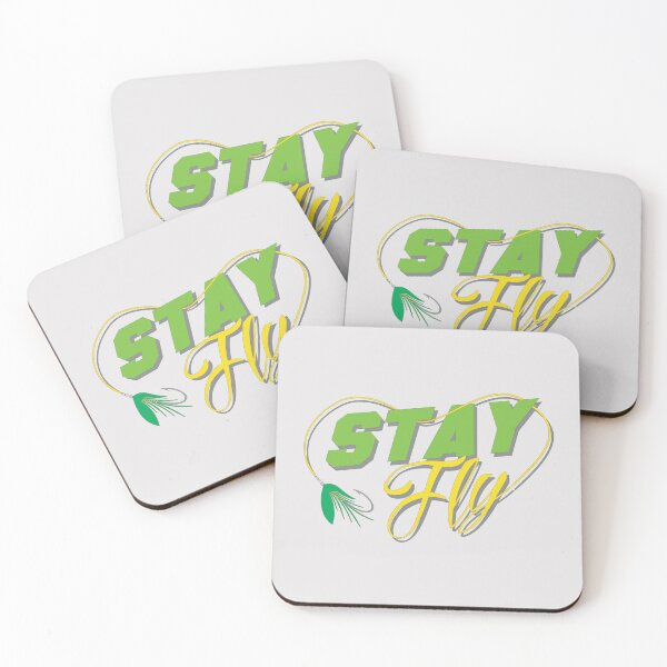Item preview, stay fly a fishing t-shirt with a spin on words designed and sold by GNRWorks.