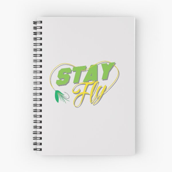 Item preview, stay fly a fishing t-shirt with a spin on words designed and sold by GNRWorks.