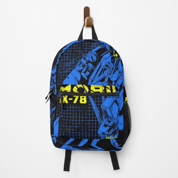 Item preview, Blue Mecha with Yellow Typography designed and sold by GlamRetro.
