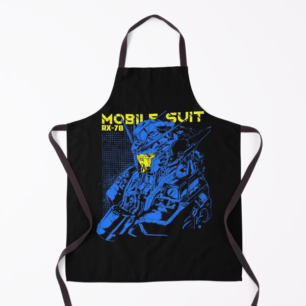 Item preview, Blue Mecha with Yellow Typography designed and sold by GlamRetro.