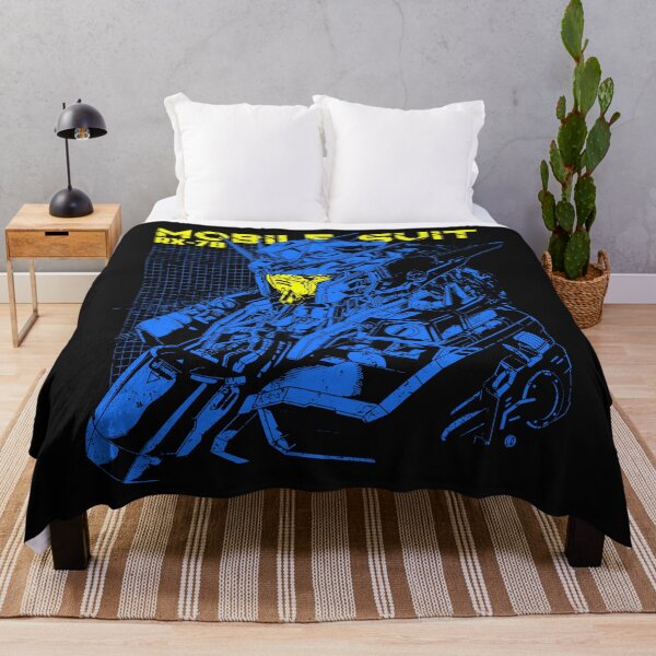 Item preview, Blue Mecha with Yellow Typography designed and sold by GlamRetro.