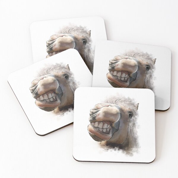 Item preview, Big Smile Horse – Funny Farm Moment designed and sold by RenataMaslyk.