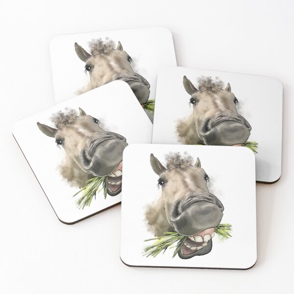 Item preview, Hay There! – Funny Smiling Horse designed and sold by RenataMaslyk.
