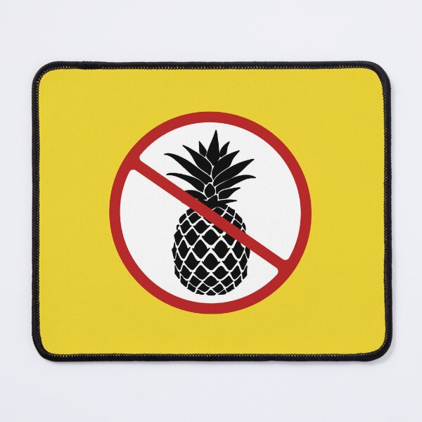 Item preview, Prohibited Pineapple, Red, White Signage designed and sold by AASparksDesigns.