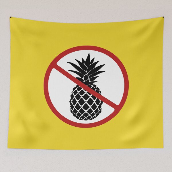 Item preview, Prohibited Pineapple, Red, White Signage designed and sold by AASparksDesigns.