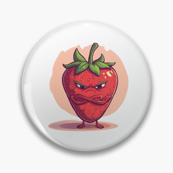 Item preview, The Grumpy Strawberry designed and sold by areyoucrazy.