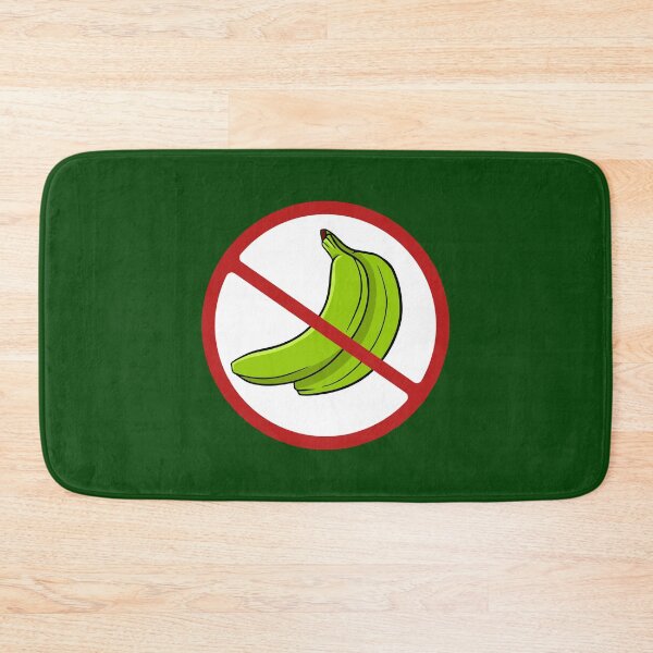 Item preview, PROHIBITED SIGN: Green Banana, Unripe, Guineos designed and sold by AASparksDesigns.