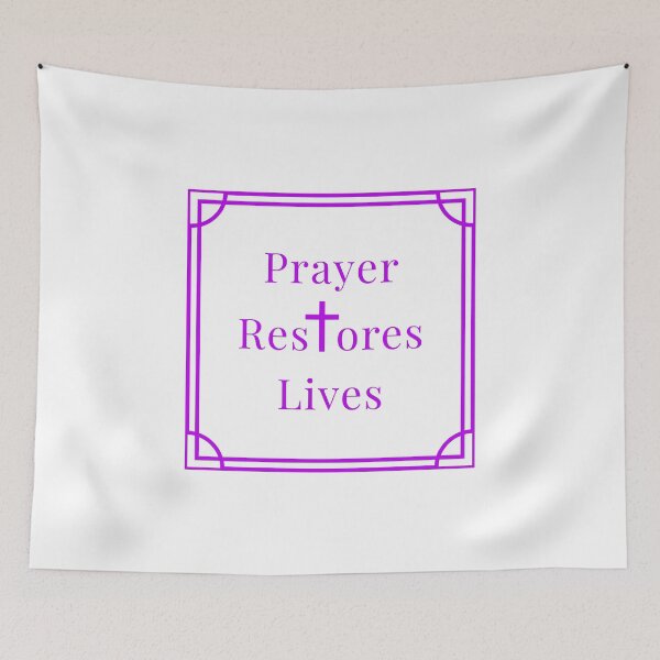 Item preview, Prayer Restores Lives, Religious Quotes  designed and sold by AASparksDesigns.