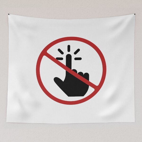 Item preview, Prohibited Sign, Do Not Touch, Signage, Hand designed and sold by AASparksDesigns.