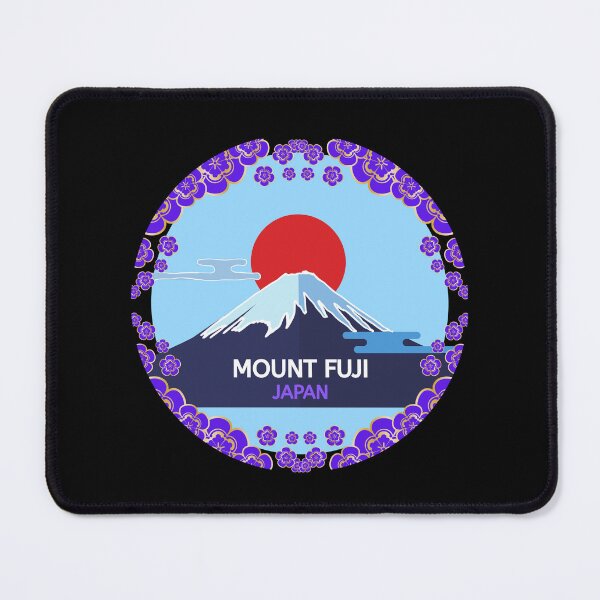 Item preview, MOUNT FUJI, JAPAN, PURPLE FLORAL designed and sold by AASparksDesigns.