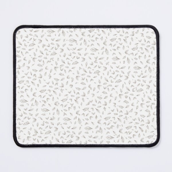 Item preview, Whispering Leaves – Soft Beige on White designed and sold by RenataMaslyk.