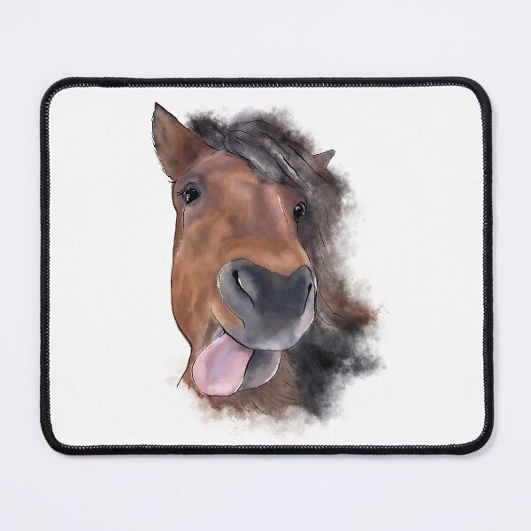 Item preview, Silly Horse – Tongue Out Fun designed and sold by RenataMaslyk.