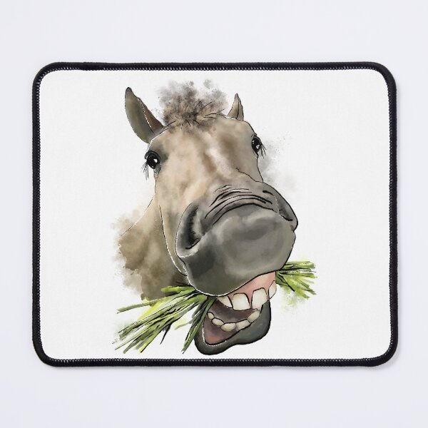 Item preview, Hay There! – Funny Smiling Horse designed and sold by RenataMaslyk.