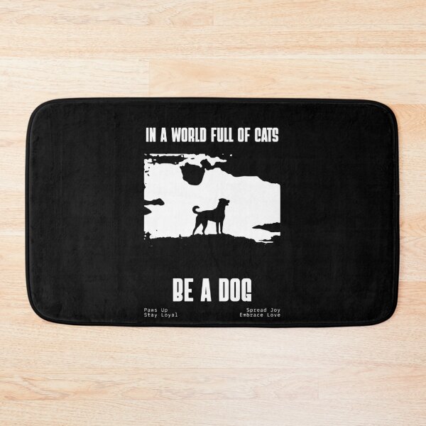 Item preview, In a World Full of Cats, Be a Dog | Motivational Dog Lover Shirt designed and sold by DavidTeeStudio.