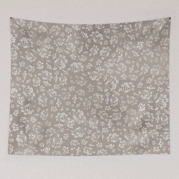 Item preview, Whisper of Earth – Beige with White Florals designed and sold by RenataMaslyk.