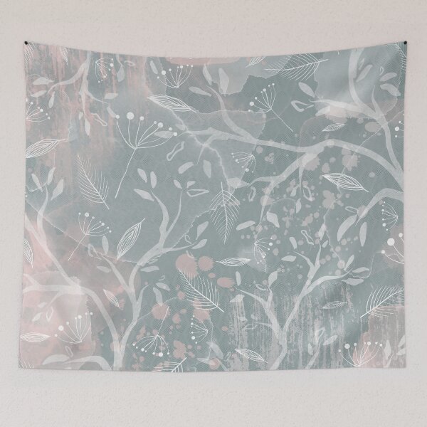 Item preview, Botanical Calm – Sage Green with Soft White Branches designed and sold by RenataMaslyk.