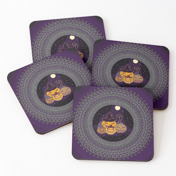 Item preview, Cute Pumpkin Mandala | Cozy Halloween Aesthetic Design designed and sold by Rexyy Studio .