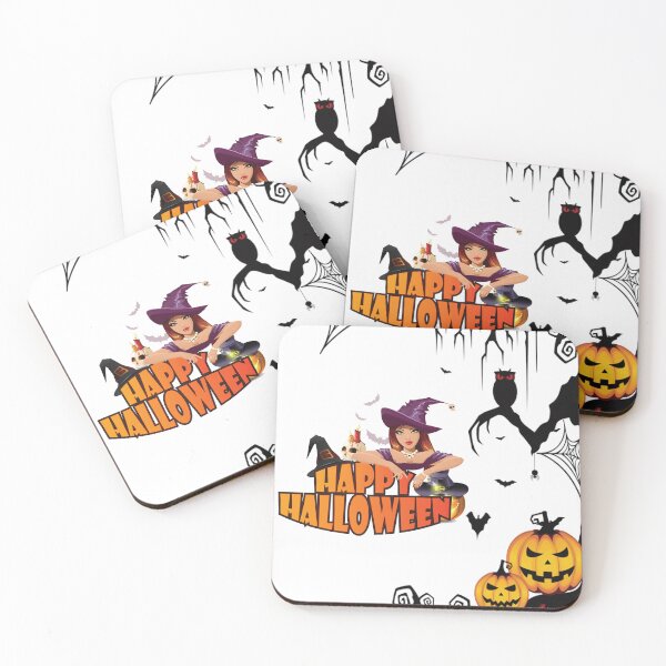 Item preview, Halloween Horror Anime Girl Hanging on Happy Halloween Text | Spooky Dark Art designed and sold by GraphixKing999.