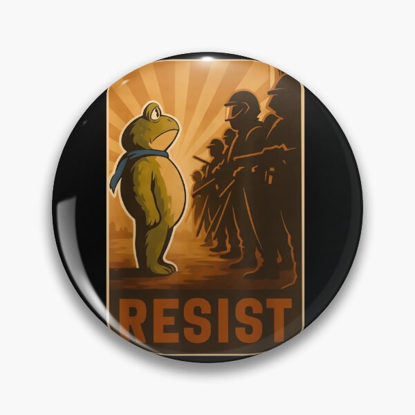 Item preview, Resist Portland Frog Protest,Anti ICE Anti Fascism  Vintage Activist Shirt, Resistance Fuck ICE No Kings Day designed and sold by JaquelinDach.