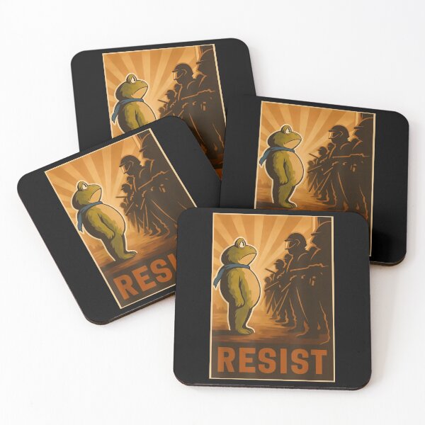 Item preview, Resist Portland Frog Protest,Anti ICE Anti Fascism  Vintage Activist Shirt, Resistance Fuck ICE No Kings Day designed and sold by JaquelinDach.