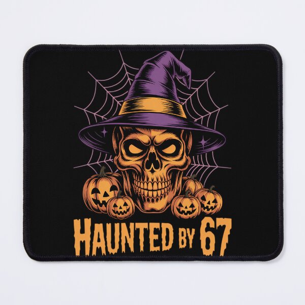 Item preview, Haunted by 67 Six Seven 6 7 Funny Halloween designed and sold by papertaless.