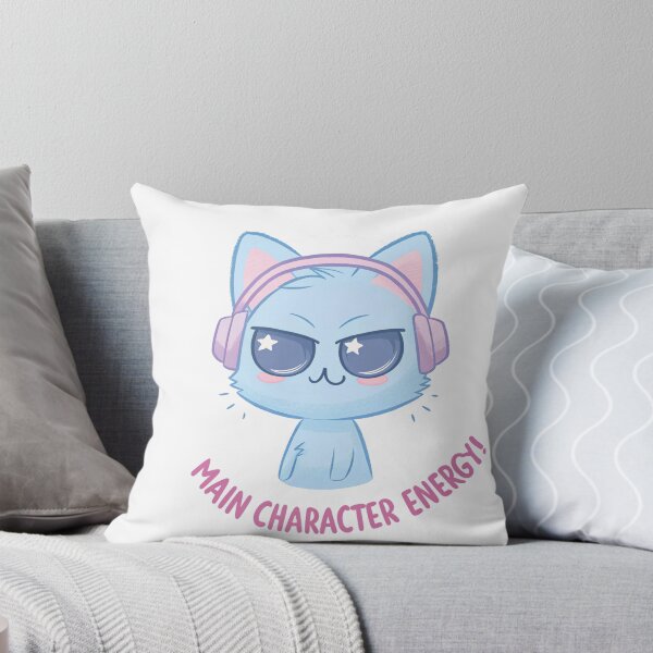 Item preview, Main Character Energy Cool Cat Cartoon designed and sold by kacperartdesign.