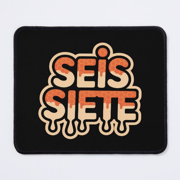 Item preview, 67 Six Seven SEIS Siete Spanish Brainrot designed and sold by papertaless.