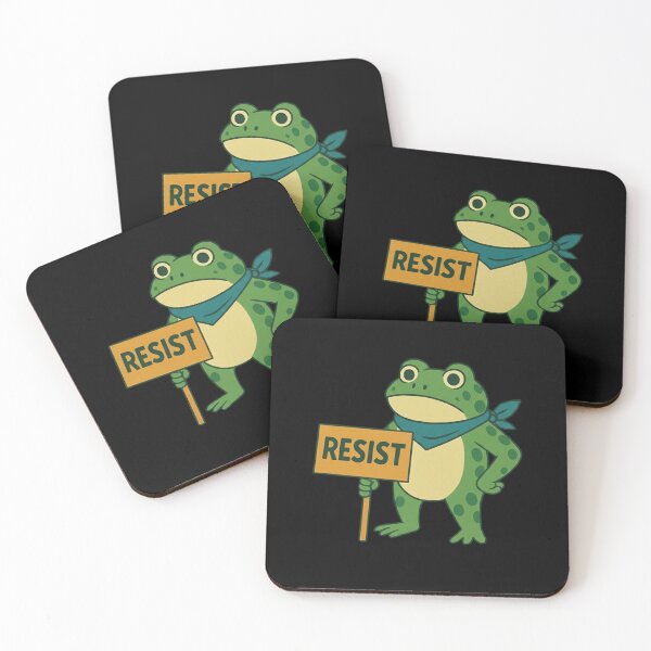 Item preview, Resist Portland Frog Protest Resistance Anti ICE designed and sold by JaquelinDach.