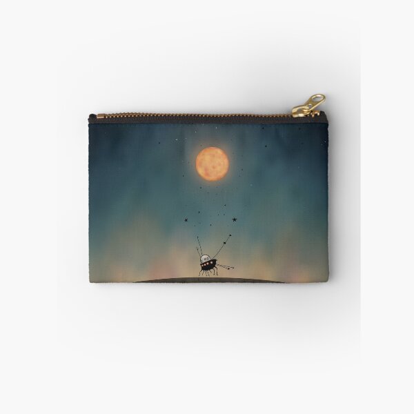 Item preview, Lonely Explorer Under Distant Sun – Whimsical Space Art designed and sold by Whimsical Hug.