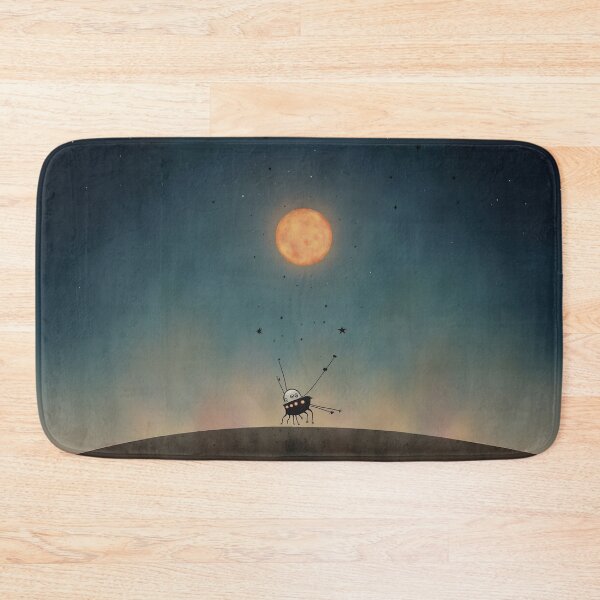 Item preview, Lonely Explorer Under Distant Sun – Whimsical Space Art designed and sold by Whimsical Hug.