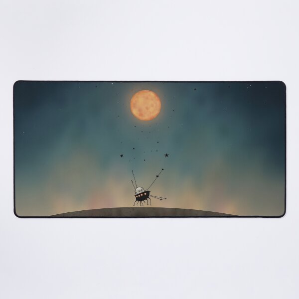 Item preview, Lonely Explorer Under Distant Sun – Whimsical Space Art designed and sold by Whimsical Hug.