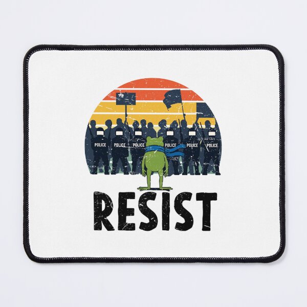 Item preview, Resist Portland Frog Protester Anti Trump Anti ICE Anti Establishment, Resistance, designed and sold by JaquelinDach.