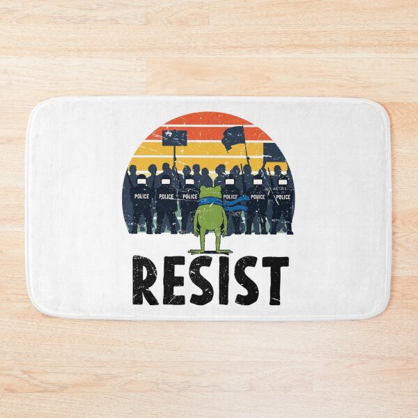 Item preview, Resist Portland Frog Protester Anti Trump Anti ICE Anti Establishment, Resistance, designed and sold by JaquelinDach.