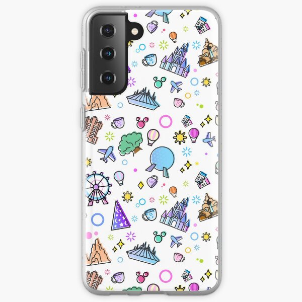 Item preview, Meet me at my Happy Place Pattern. Happiest Place on Earth. Florida Orlando Icons. Ferris Wheel Theme Park. designed and sold by tachadesigns.