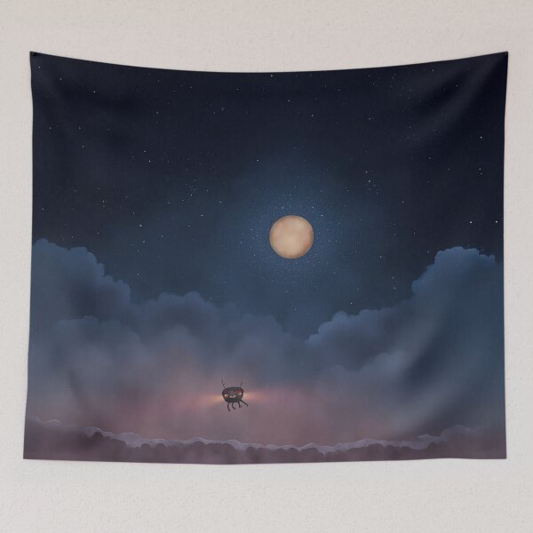 Item preview, Copy of Flight Toward the Sun – Whimsical Cosmic Journey Illustration designed and sold by Whimsical Hug.