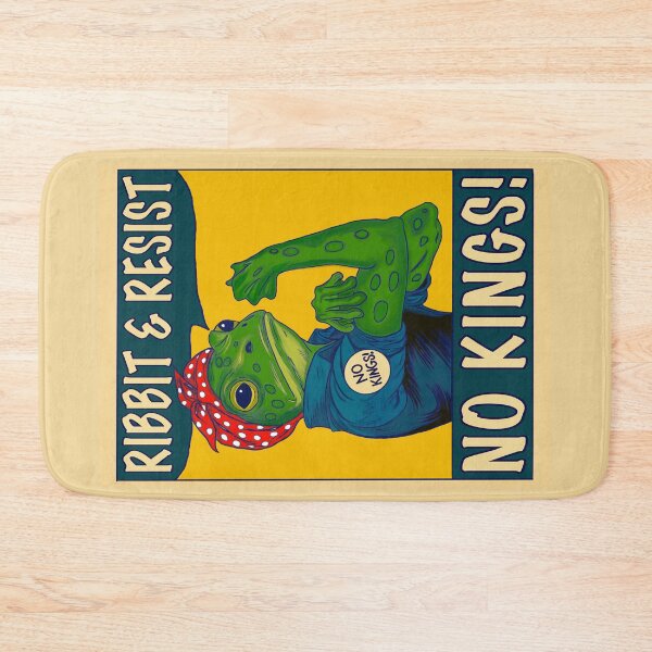 Item preview, Rosie the Ribbeter  –  Ribbit & Resist  -  No Kings  -  Protest Poster designed and sold by aadventures.