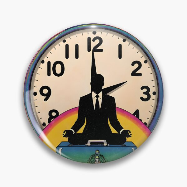 Item preview, Rise and Grind - Psychedelic Morning Motivation with Meditating Businessman designed and sold by Koalangel.