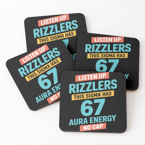 Item preview, Listen Up Rizzlers This Sigma Has 67 Aura Energy Six Seven designed and sold by Formatage.