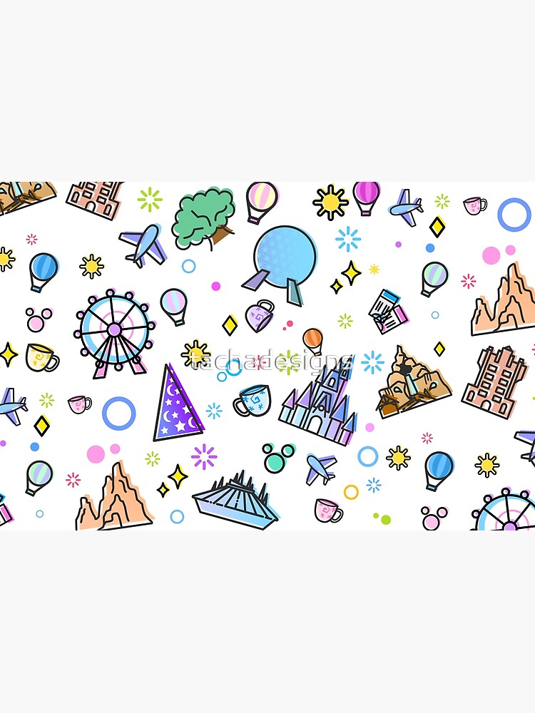 "Meet me at my Happy Place Pattern. Happiest Place on Earth. Florida