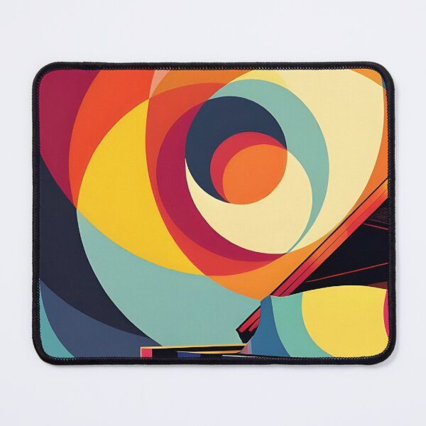 Item preview, Modern Geometry of Sound – Abstract Piano Art designed and sold by EmeraldMusic.