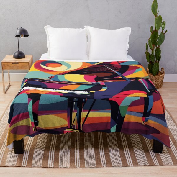 Item preview, Modern Geometry of Sound – Abstract Piano Art designed and sold by EmeraldMusic.