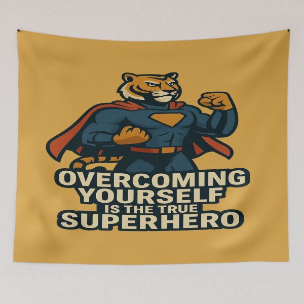 Item preview, Overcoming Yourself Is the True Superhero designed and sold by JM Language Service.