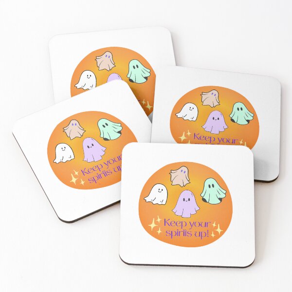 Item preview, Keep your spirits up! cute ghost positive reminder designed and sold by Galaxy Creations.