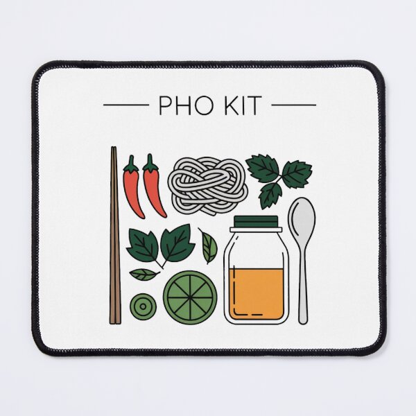 Item preview, Pho Kit Minimalist Line Art Funny Noodle Shirt designed and sold by WSPrintCrafter.