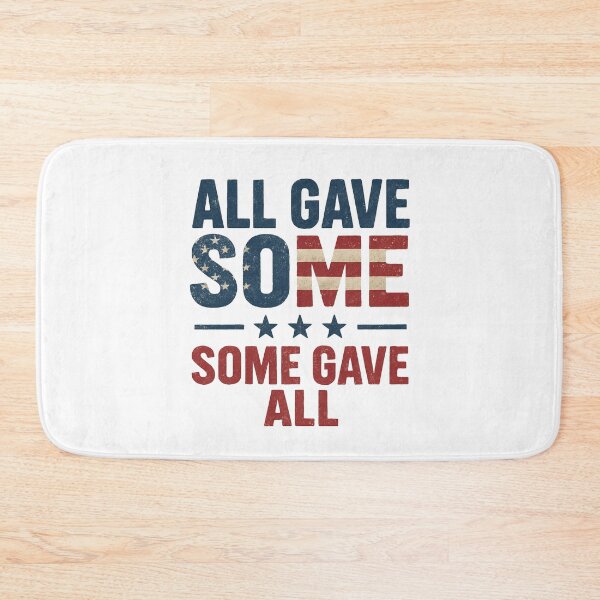 Item preview, All Gave Some, Some Gave All – Patriotic American Flag Distressed Typography Design designed and sold by Globalcitytees.