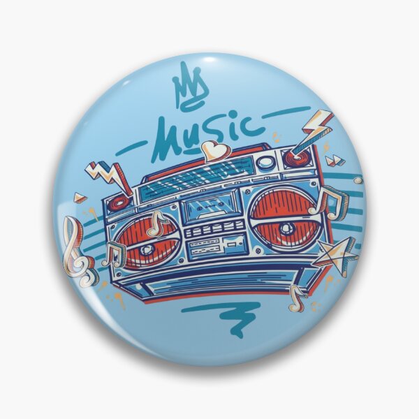 Item preview, Retro Boombox Graffiti Art  designed and sold by anandsiva2703.